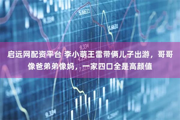 启远网配资平台 李小萌王雷带俩儿子出游，哥哥像爸弟弟像妈，一家四口全是高颜值
